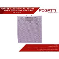 Filtro De Alumínio Metálico Lavável Para Coifas Fogatti Prata - 1