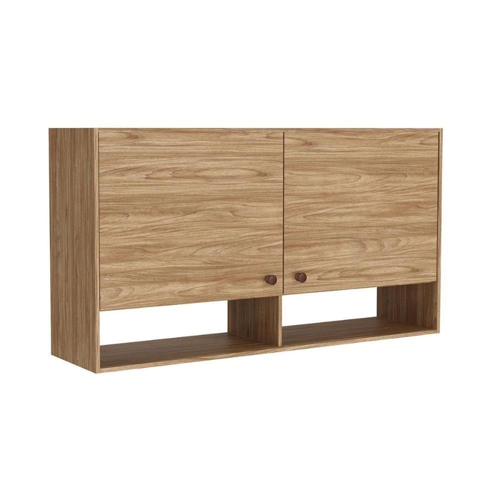 Armário De Cozinha Modulado Torino C- 2 Portas 120cm Mel-off White - Movelbento - 4