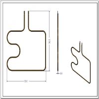 Resistência Inferior Para Fornos De Embutir Verde 220V - 2