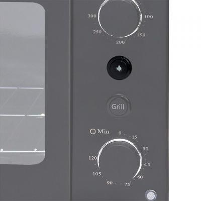 Interruptor Com Botão Da Lâmpada Para Fornos Preto Bivolt