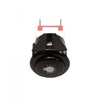 Interruptor Com Botão Da Lâmpada Para Fornos Preto Bivolt - 2