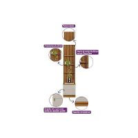 Módulo Lateral Ouro Preto 58cm P- Painel De Sala Nature-off White - Linea Brasil - 5