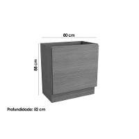 Módulos De Cozinha Kappesberg Ciela Balcão C- Tampo Ciela R624 P- Forno 80cm Canela-kappesberg - 2