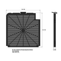 Kit Filtro Carvão Para Coifas Parede Slim - 2 Unidades Preto - 2