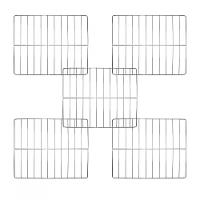 Kit Grade Cromada Para Forno De Bancada SMART60S - 5 Peças Prata - 1