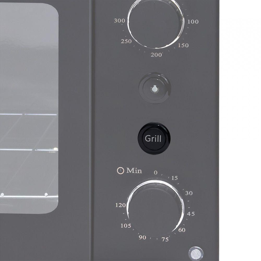 Interruptor Com Botão Do Grill Dourador Para Fornos Preto Bivolt - 1