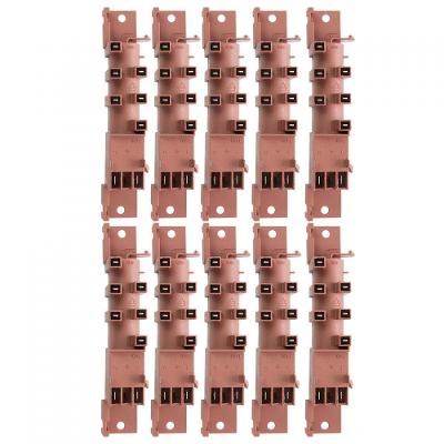 Kit Usina Para Cooktop De 5 Bocas - 10Peças Vermelho Bivolt