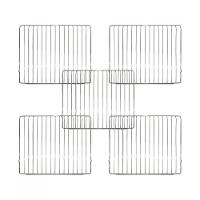 Kit Grade Cromada Para Fornos De Embutir 57 Litros - 5 Peças Prata - 1