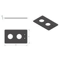 Vidro Preto Para Cooktop 2 Bocas Nardelli Preto - 2