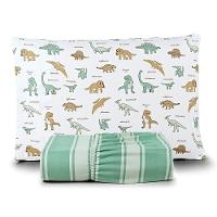 Jogo De Cama Lençol Kidsteem Solteiro Dinossauro 2 Pçs - 100% Poliéster - 1