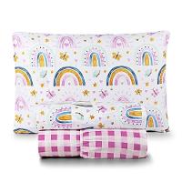 Jogo De Cama Lençol Kidsteem Solteiro Rainbow 3 Peças - 100% Poliéster - 1