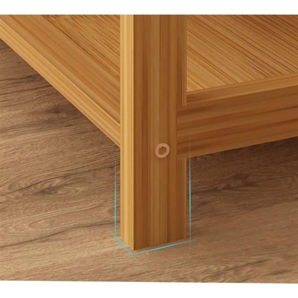 Sapateira Em Bambu Organizador Estante Com 5 Prateleiras 15 Pares Sapatos Organizador Casa Ecologico - 2