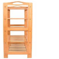 Sapateira Em Bambu Organizador Estante Com 5 Prateleiras 15 Pares Sapatos Organizador Casa Ecologico - 5