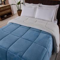 Edredom Coberdrom Phoa Especial Pesado Queen - Azul - 100% Poliéster - 2