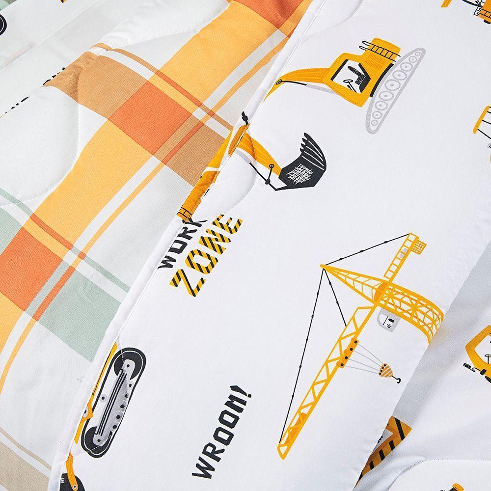 Edredom Kidsteem Solteiro Dupla Face Micropercal Manny - 100% Poliéster - 5