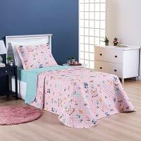Coordenado Cobre Leito E Lençol Kidsteem Solteiro Foxy 5 Pçs - 100% Poliéster - 2