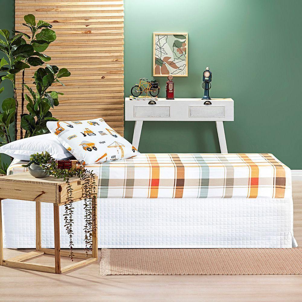 Jogo De Cama Lençol Kidsteem Solteiro Manny 3 Peças - 100% Poliéster - 2