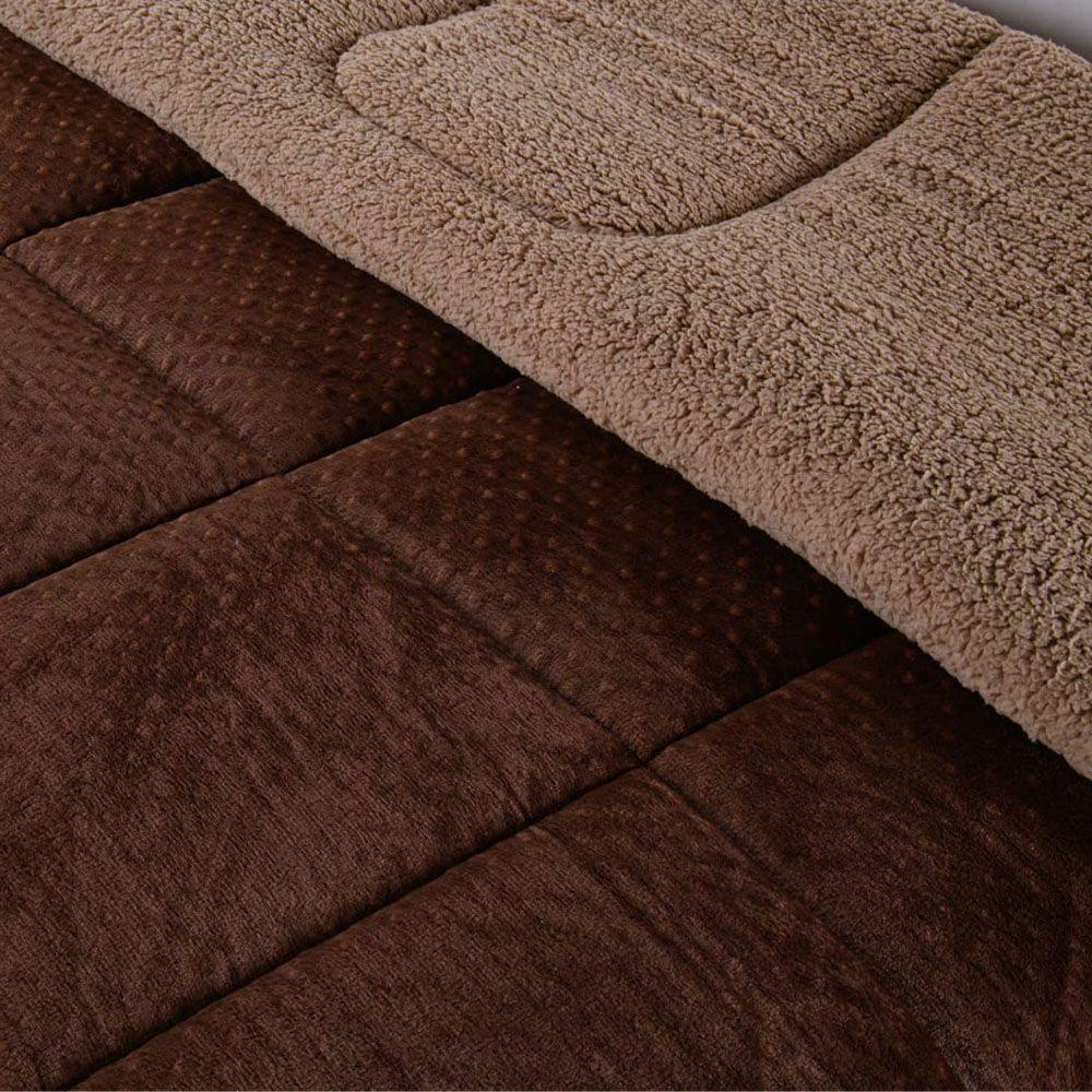 Edredom Coberdrom Phoa Especial Pesado King - Terracota - 100% Poliéster - 3