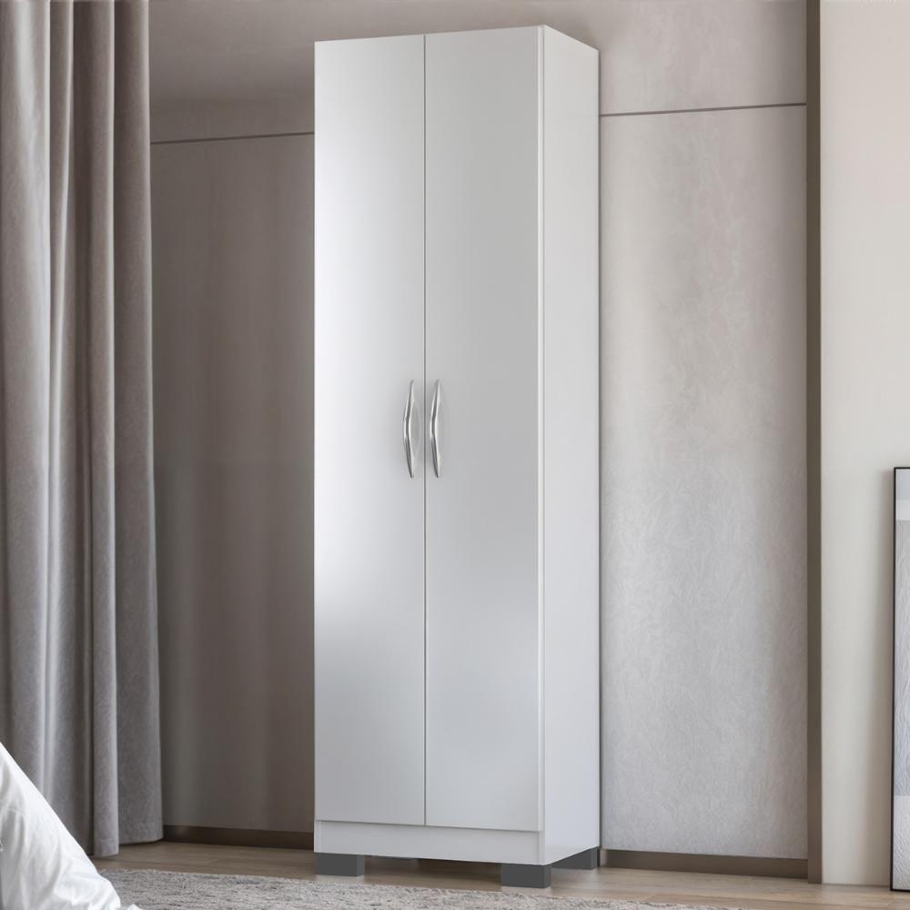 Guarda Roupa Ditália 2 Portas Dm-579 Branco - 1