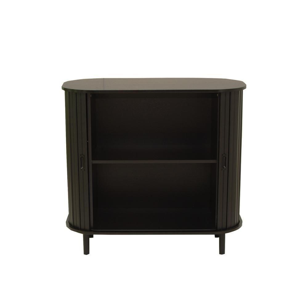 Aparador Buffet Ditália 2 Portas R-635 Preto - 8