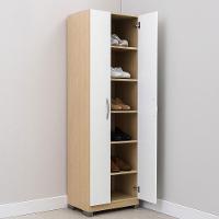 Armário Sapateira Multiuso 2 Portas Dm-579 Branco Riviera - 1