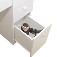 Penteadeira Ditália 4 Gavetas + Kit Luz Pe-110 Branco - 7