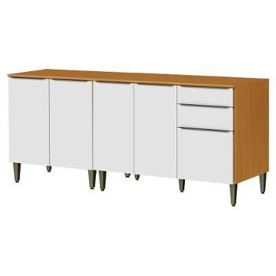 Balcao Com Tampo 120 Cm E Balcao Com Tampo 70 Cm Cinamomo Branco Armoveis Cinamomo Branco