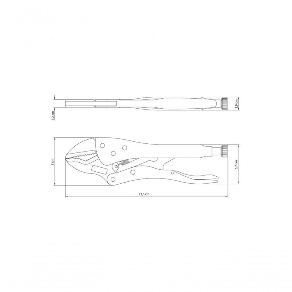 Alicate De Pressão 10'' Cromado - Tramontina - 2