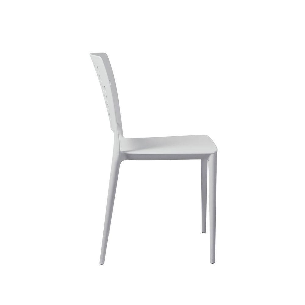 Cadeira Marte Cinza Claro Empilhável Em Polipropileno Acrilys - 2