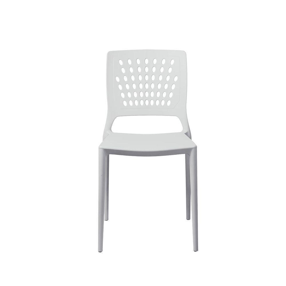 Cadeira Marte Cinza Claro Empilhável Em Polipropileno Acrilys - 3