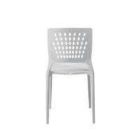 Cadeira Marte Cinza Claro Empilhável Em Polipropileno Acrilys