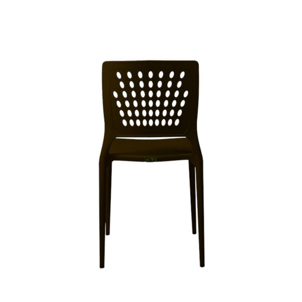 Cadeira Marte Bronze Empilhável Em Polipropileno Acrilys - 4