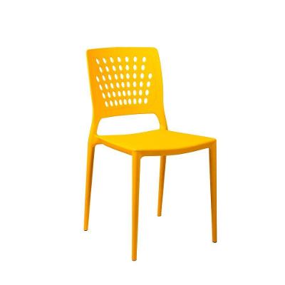 Cadeira Marte Amarela Empilhável Em Polipropileno Acrilys