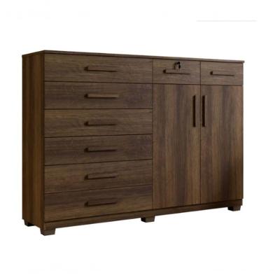 Cômoda 8 Gavetas 2 Portas New Triunfo Benetil Móveis - Imbuia