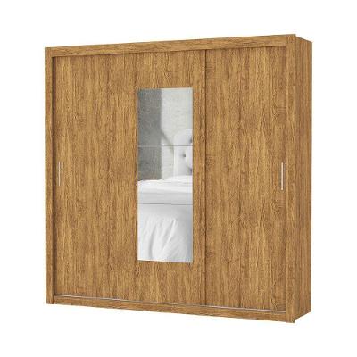 Guarda-roupa Casal Clarice 4 Gvts Com Espelho Carioca Móveis Cinamomo