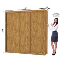 Guarda-roupa Casal Clarice Com 4 Gavetas Carioca Móveis Cinamomo