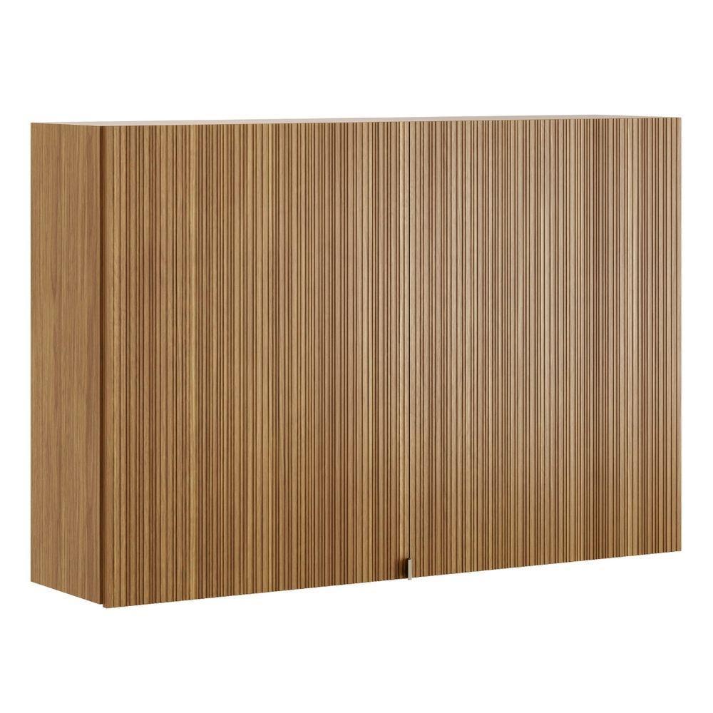 Armário Aéreo Art 2 Portas 120 Cm Kit's Paraná Cor:freijó Riscatto - 1