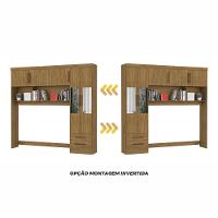 Guarda-roupa Modulado 5pts 2gvts Com Espelho Carioca Móveis Cinamomo - 6