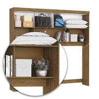 Guarda-roupa Modulado 5pts 2gvts Com Espelho Carioca Móveis Cinamomo - 8