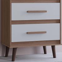 Cômoda Mila 3 Gavetas Savana Off White Moblis - 5