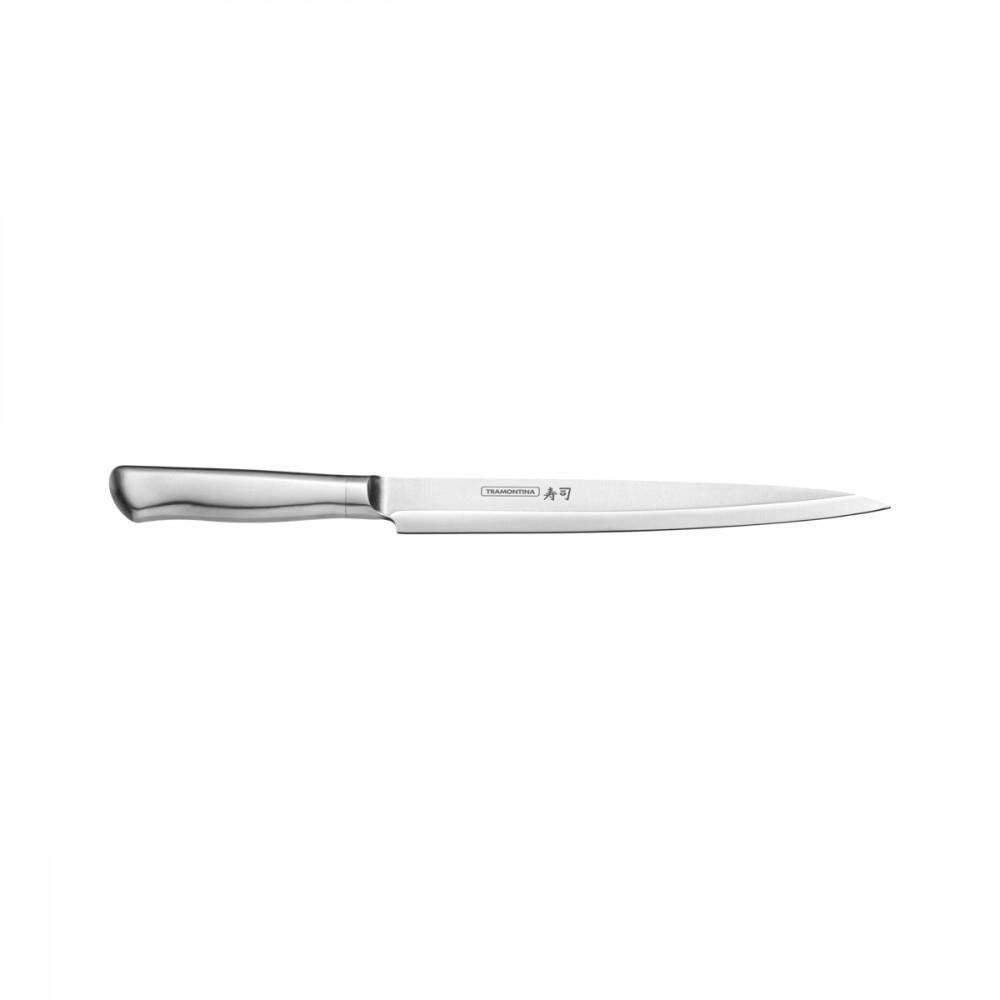 Faca Yanagiba Tramontina Sushi Diamond Com Lamina E Cabo Em Aço Inox 9 - 1