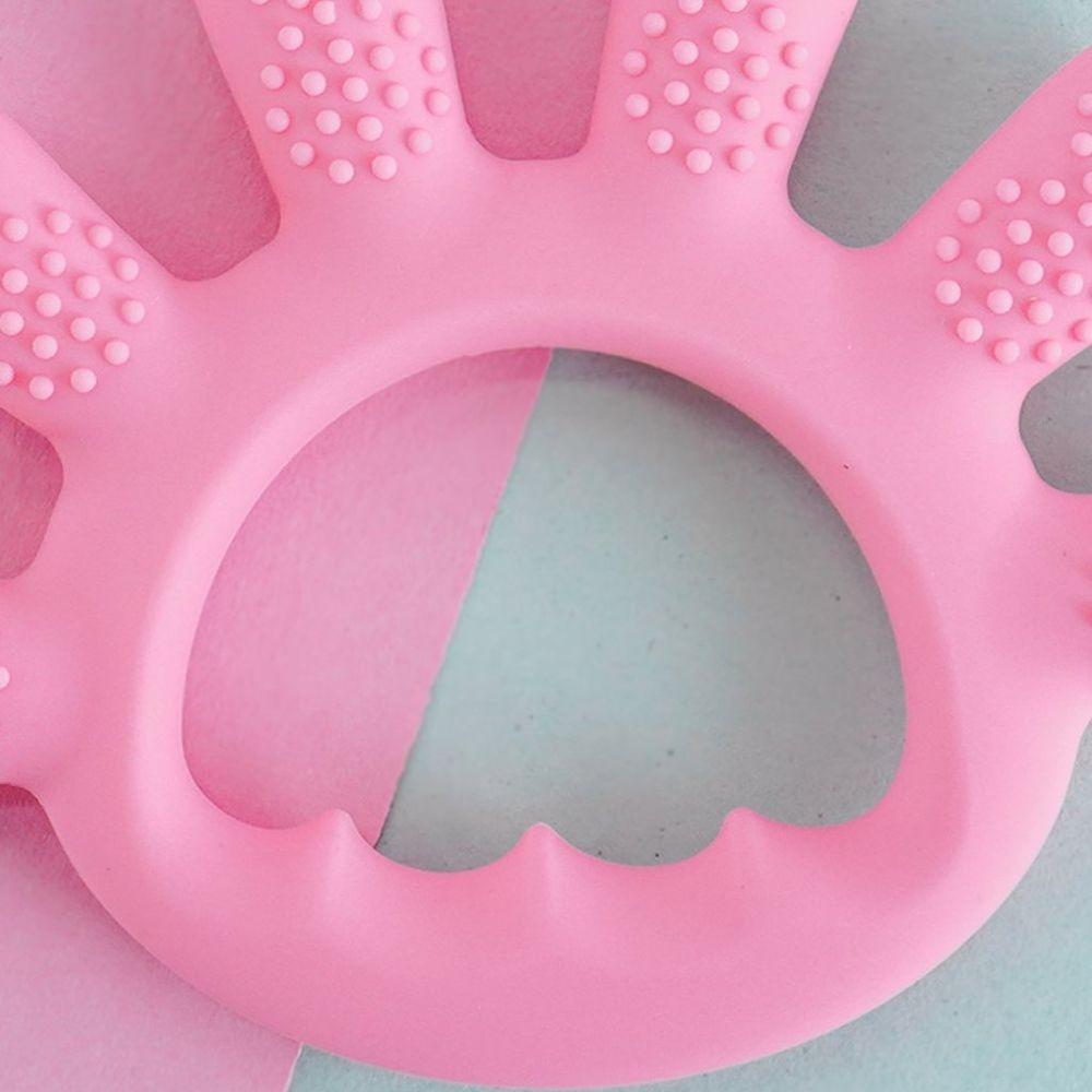 Mordedor Dedinhos Para Bebê De Silicone 12x1cm Rosa - 3