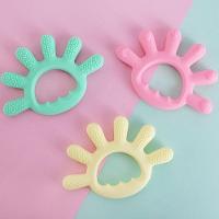 Mordedor Dedinhos Para Bebê De Silicone 12x1cm Rosa - 2