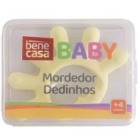 Mordedor Dedinhos Para Bebê De Silicone 12x1cm Rosa