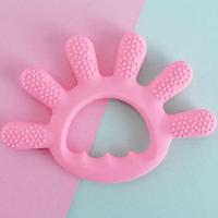 Mordedor Dedinhos Para Bebê De Silicone 12x1cm Rosa - 6