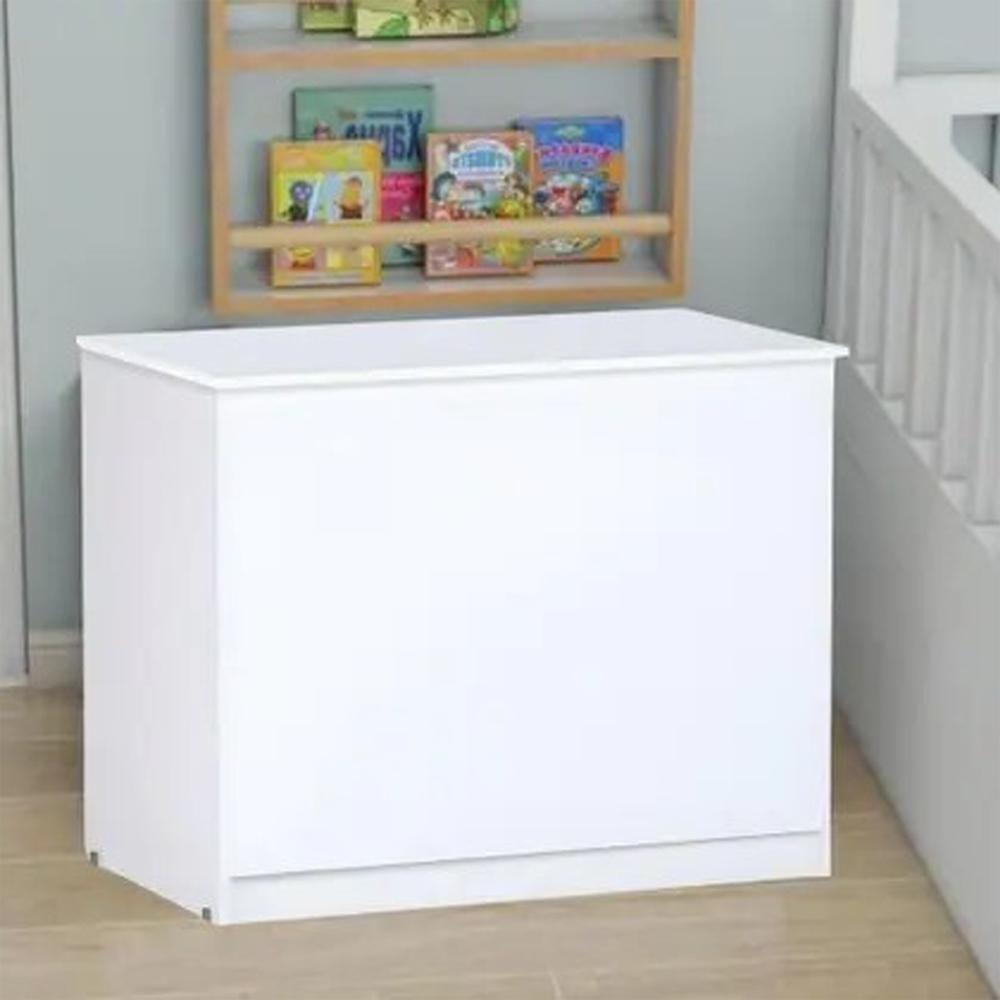 Balcao Bau Multiuso 95 Cm Amanda Branco Reajl Moveis Branco - 6