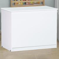 Balcao Bau Multiuso 95 Cm Amanda Branco Reajl Moveis Branco - 1