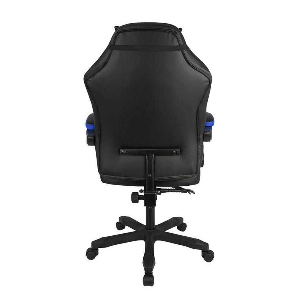 Cadeira Gamer Conthey Supra Até 120 Kg Reclinável Preto/azul - 4
