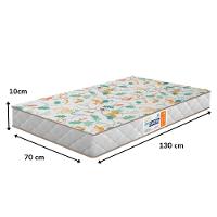 Colchao Infantil Para Berço 130x70 Cm Espuma D18 Branco Gazin Branco - 3