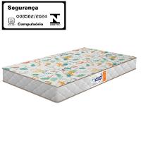 Colchao Infantil Para Berço 130x70 Cm Espuma D18 Branco Gazin Branco